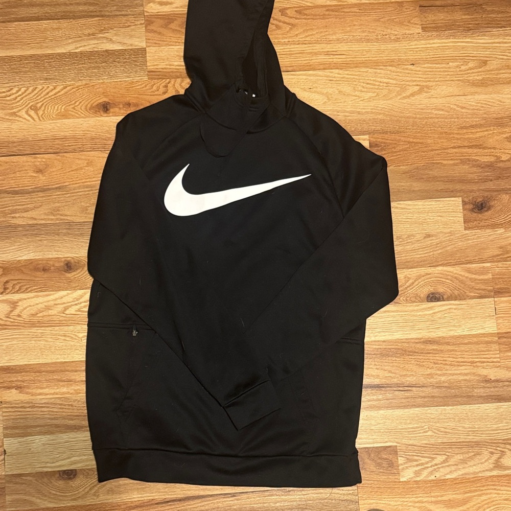 Nike Black Pullover with White Swoosh